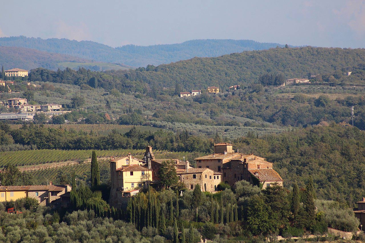 Easy bike trail in Tuscany: the ring of Barberino, discovering the castle of Tignano 