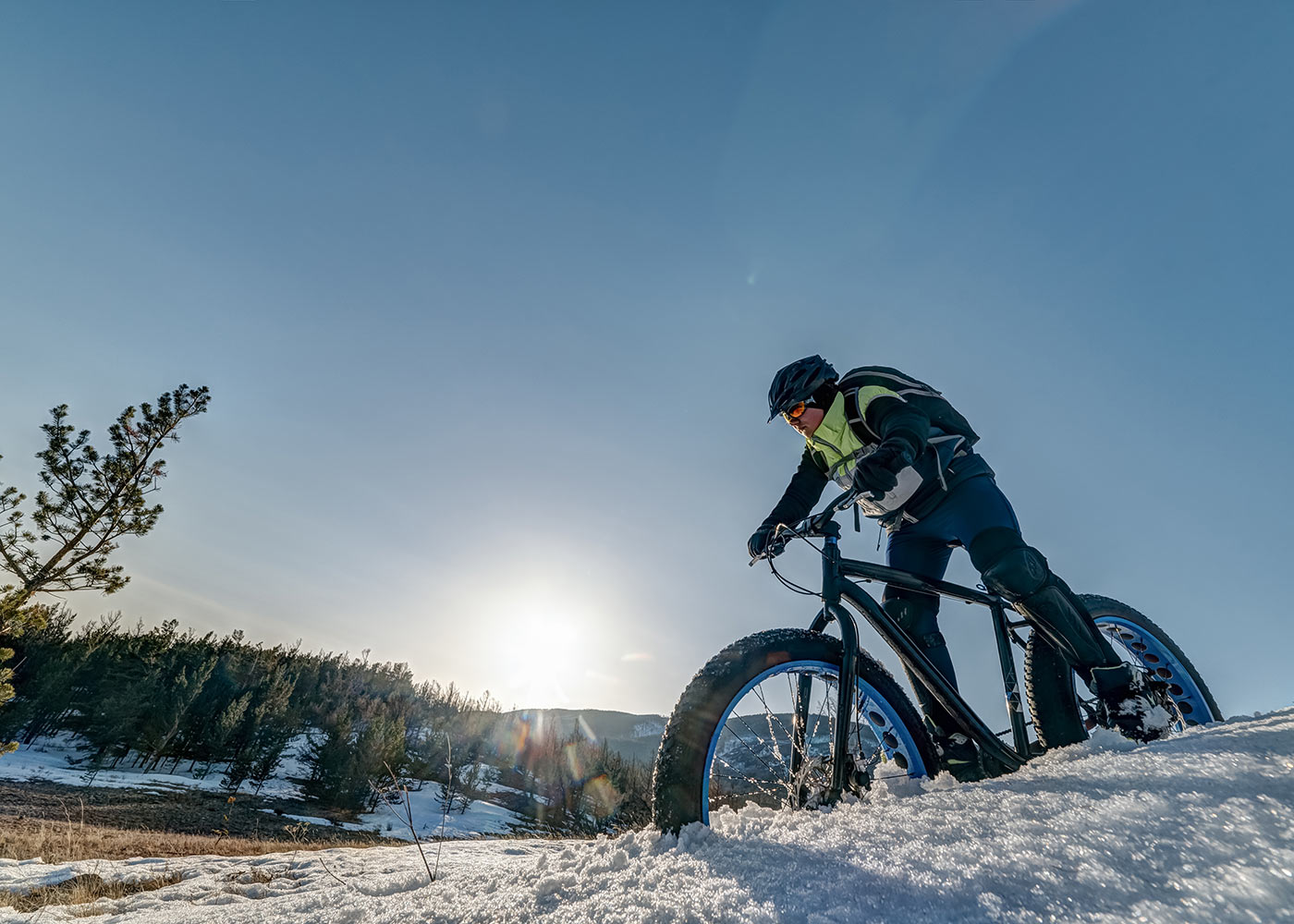 Our tips for riding in snow on mountain bikes and fat bikes
