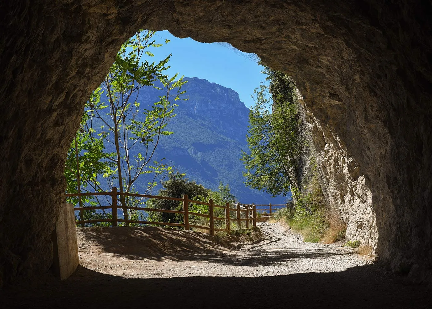 Riva del Garda Ponale bike route Ponale strada a picco sul lago di Garda